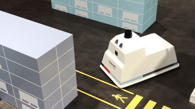 Robot on the factory floor